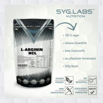 L-Arginin HCL Pulver 500g